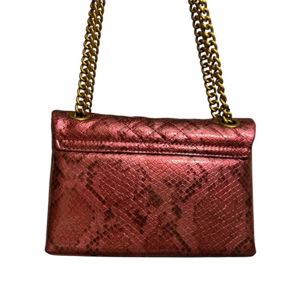 Kurt Geiger Mini Brixton Lock Bag Red Comb - Picture 5 of 13